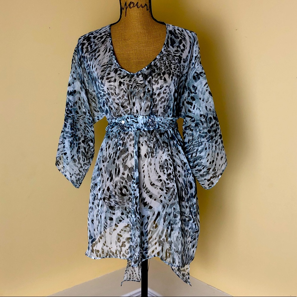 Animal Print Blouse